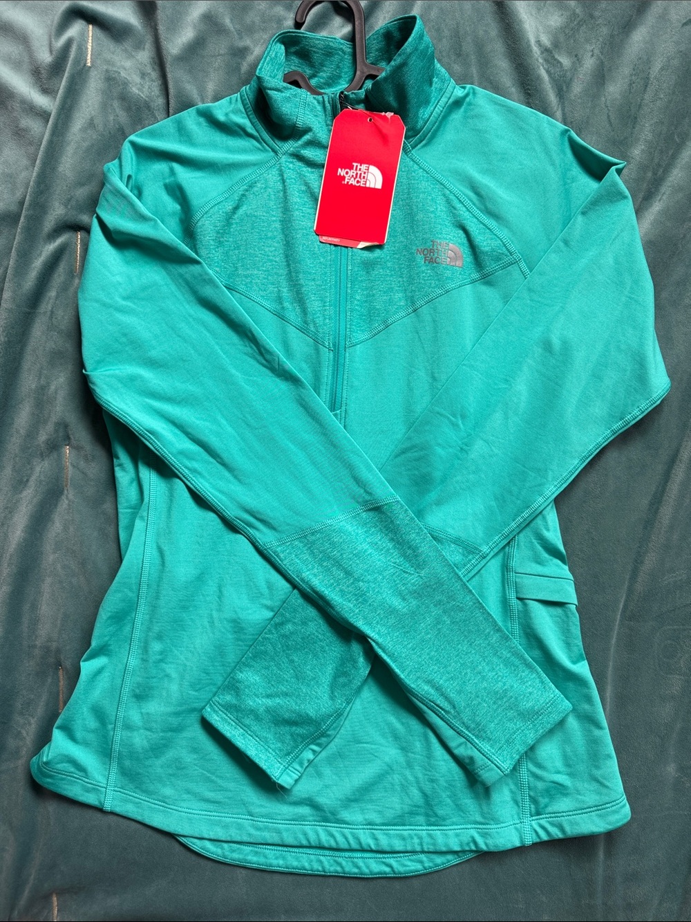 The North Face Women's Teal Full-Zip Performance Jacket